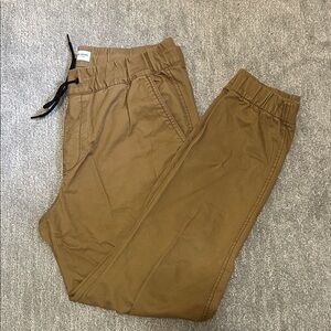 Men's Tan Jogger Pants